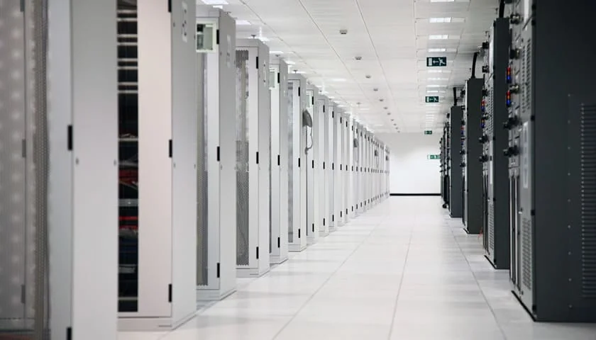 Web-serverruimte in datacenter