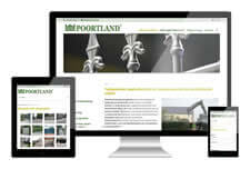 Poortland heeft een responsive website laten maken